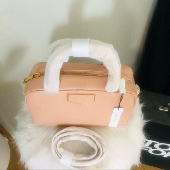 Marc Jacobs Voyager Leather‎ Mini Satchel, Luxury Italian Leather, Pink, NWT - Picture 12 of 16